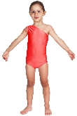 BODY DANZA LYCRA MONOSPALLA ROSSO BABY